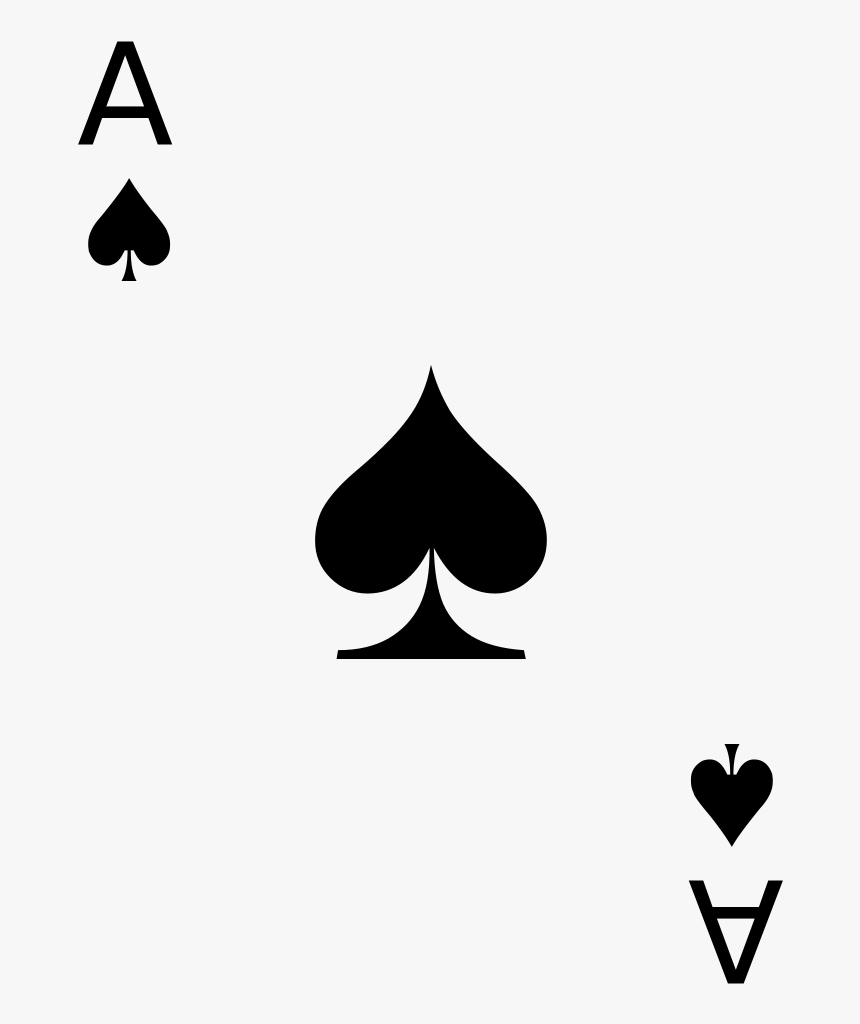 Ace Of Spades Transparent, HD Png Download