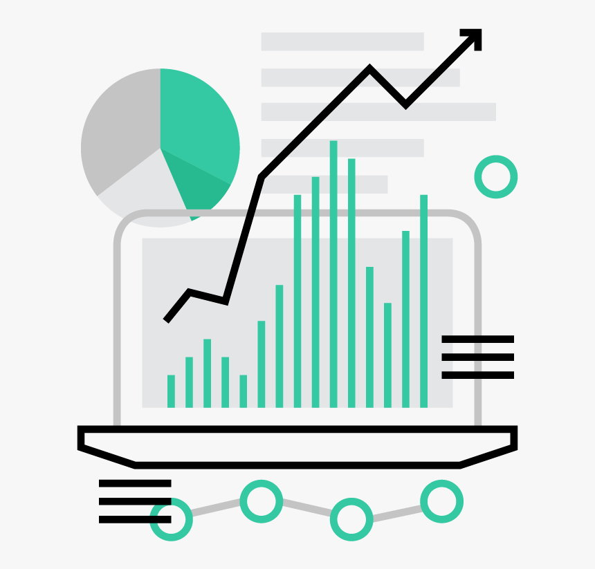 Corporate Responsibility Software - Screen With Graphs Symbol, HD Png Download