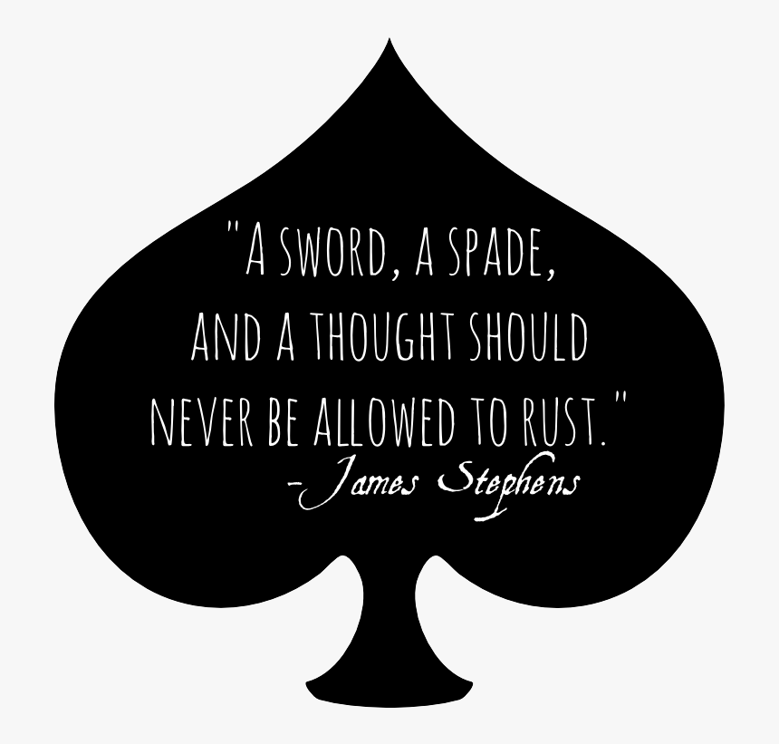 Custom Spade Decal - Calligraphy, HD Png Download