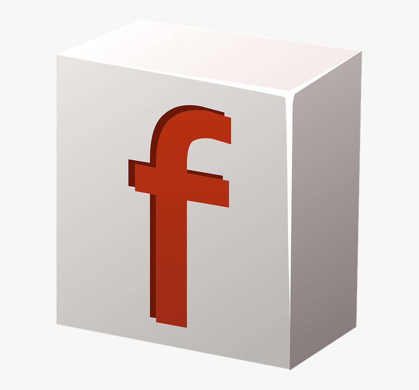 Facebook, Icon, Social Media, Button, Square, Symbol - Cross, HD Png Download