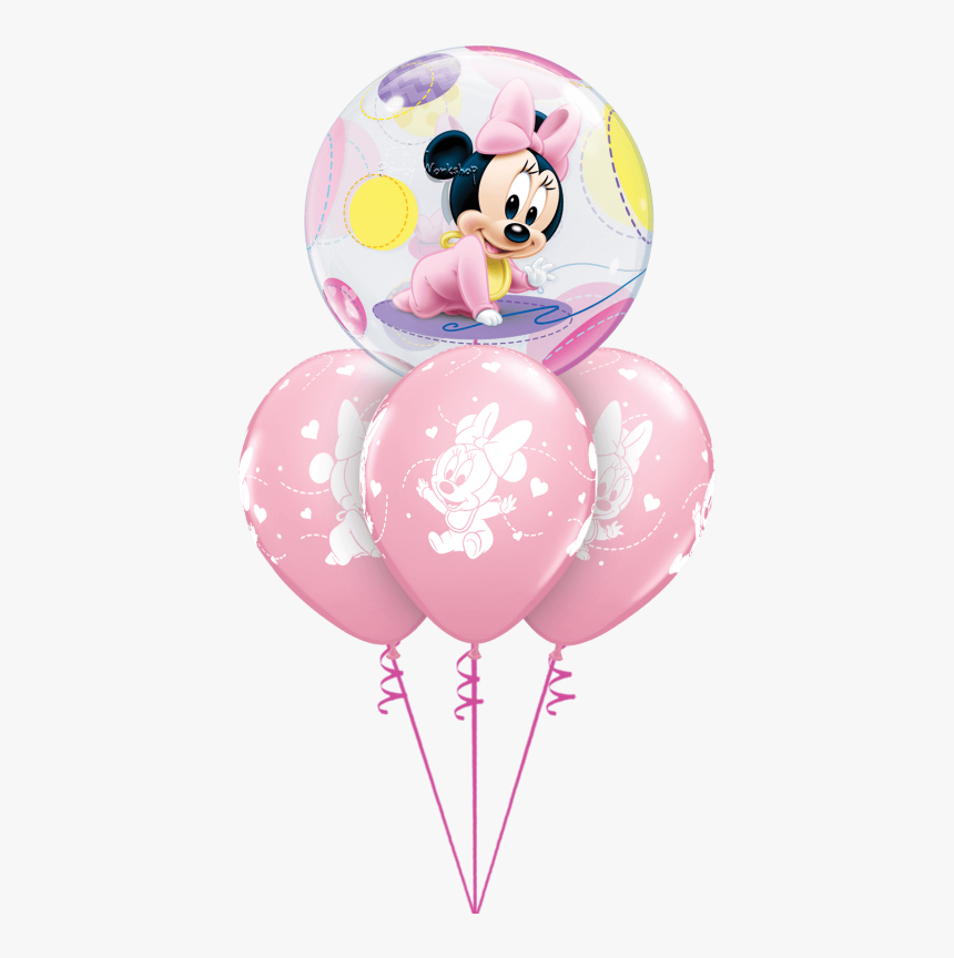Qualatex Bubbles Minnie Mouse, HD Png Download