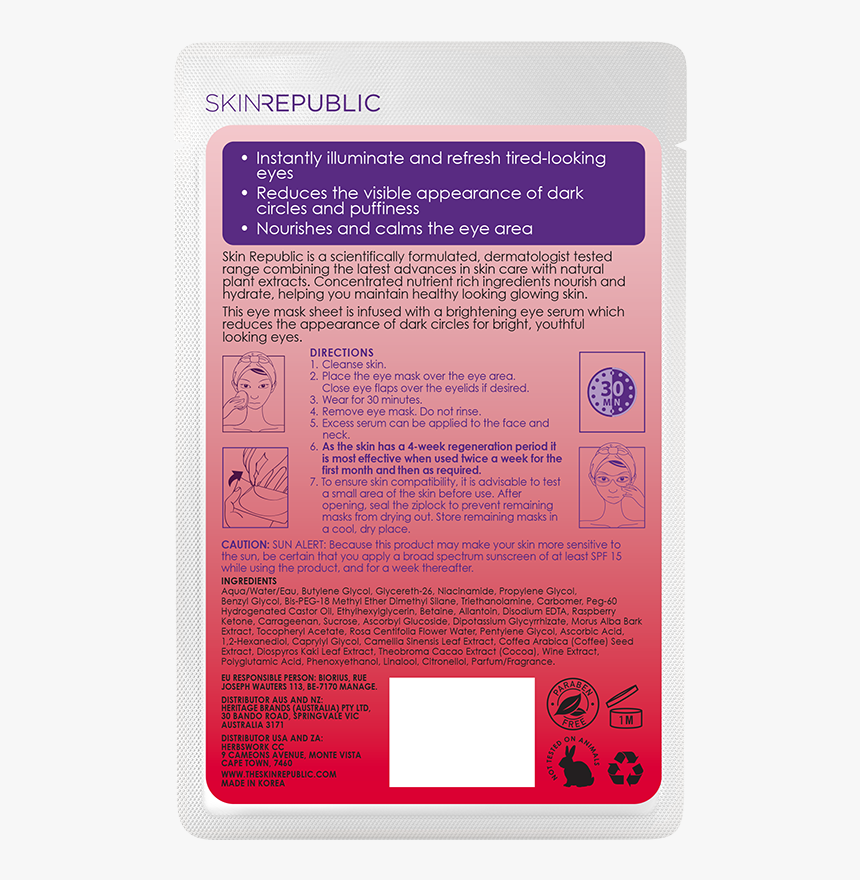 Brightening Eye Mask - Gadget, HD Png Download