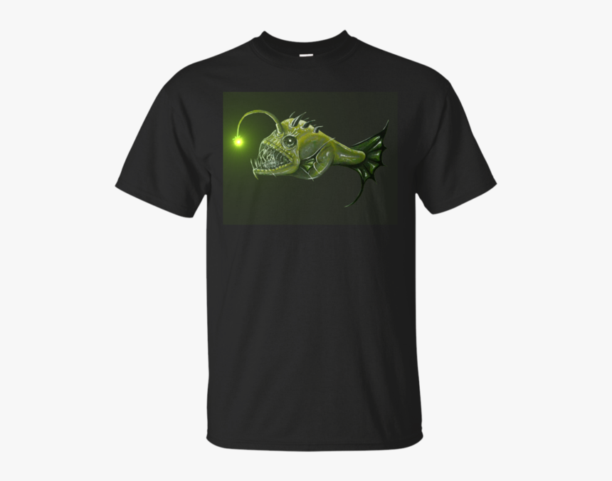 Angler Fish Fish Green Scary Creepy - Gul Dukat T Shirt, HD Png Download