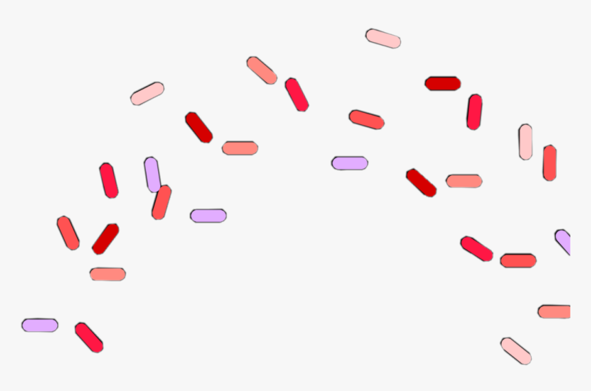 Transparent Red Confetti Png, Png Download