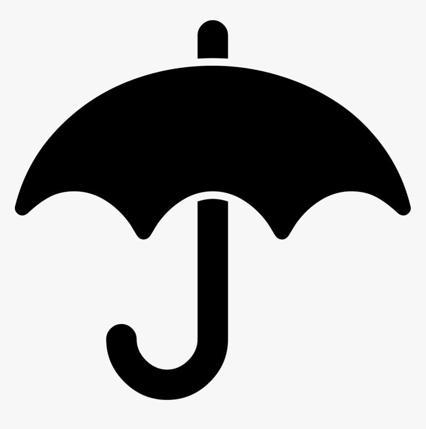 Umbrella Black Silhouette - Guarda Chuva Silhueta, HD Png Download