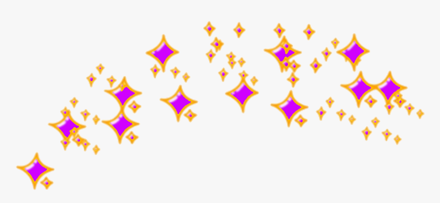 Tumblr Crown Sparkle Interesting - Sparkle Emoji Transparent Background, HD Png Download