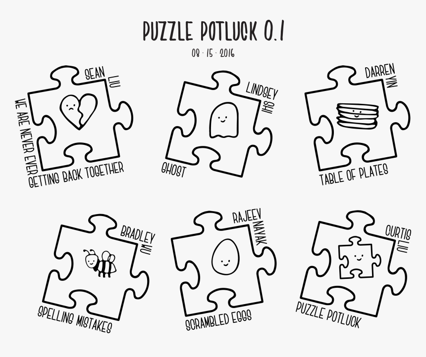 Before Puzzle Potluck 1, We Were Writing Puzzles As - Cartoon, HD Png Download