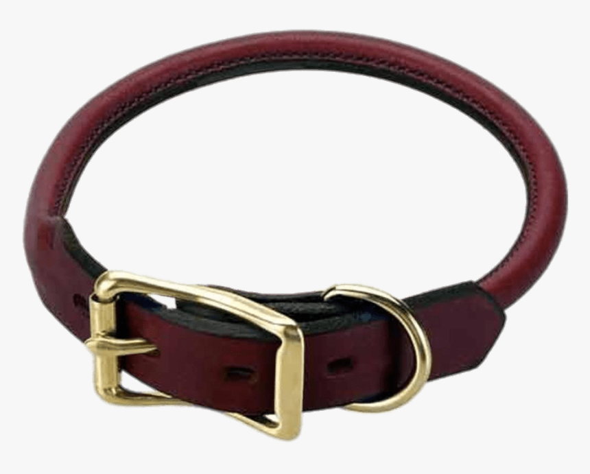 Red Leather Dog Collar - Dog Collar Transparent Background, HD Png Download