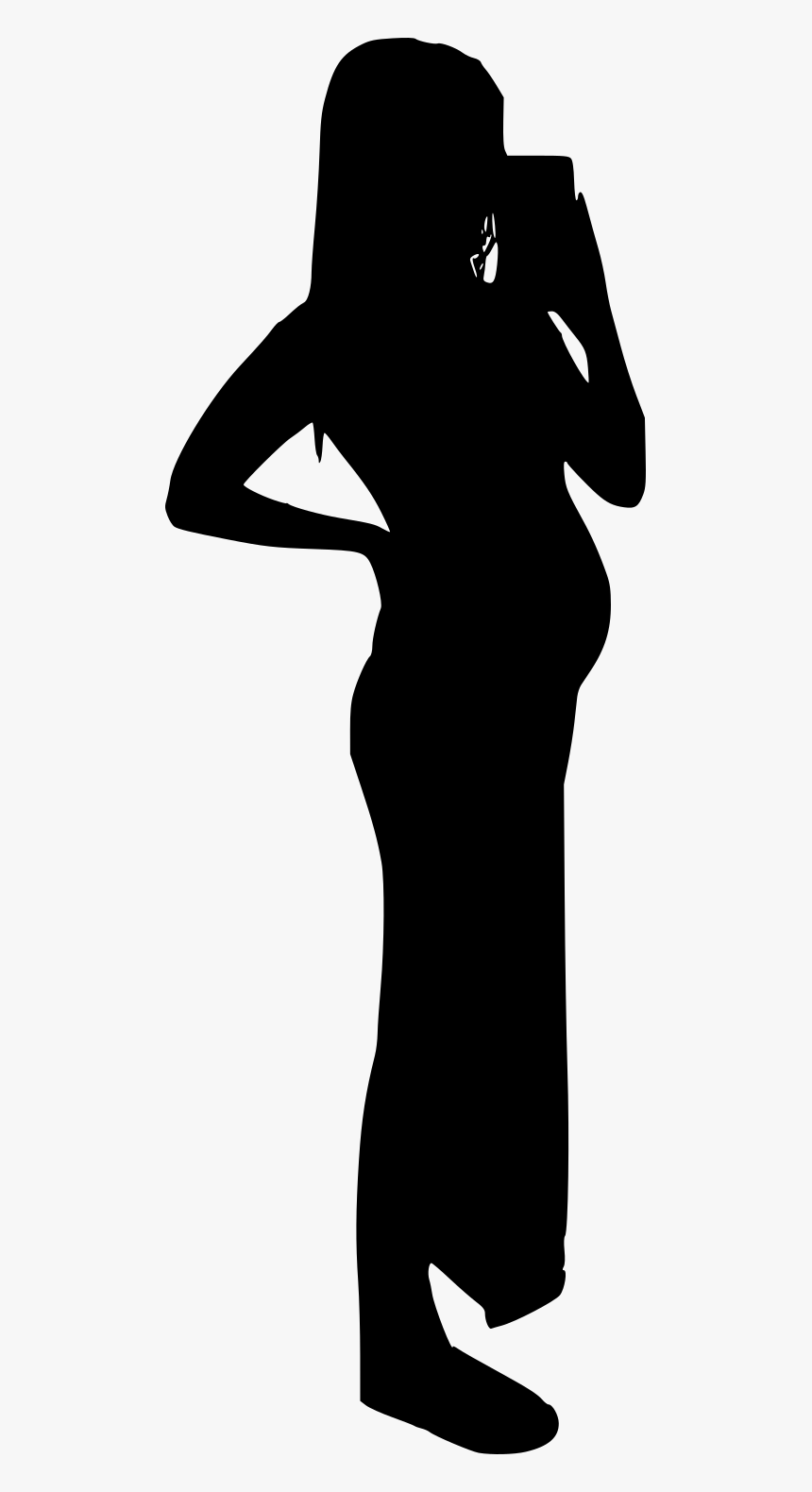 Pregnant Vector Umbrella Silhouette Clip Art Free - Silhouette Pregnant Transparent, HD Png Download