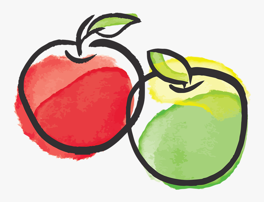 Apple Illustration - Apple Illustration Png, Transparent Png