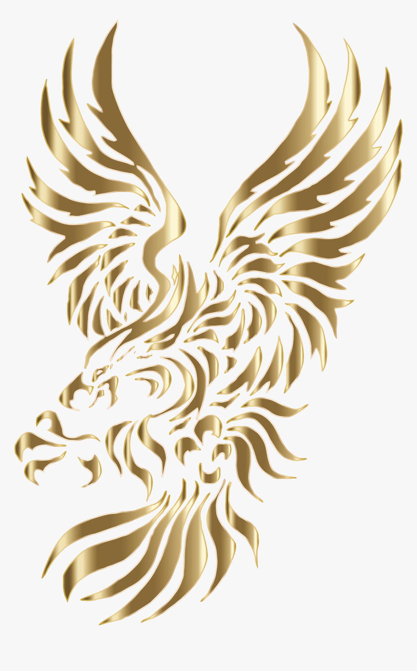 Bald Eagle Tribal Tattoo, HD Png Download