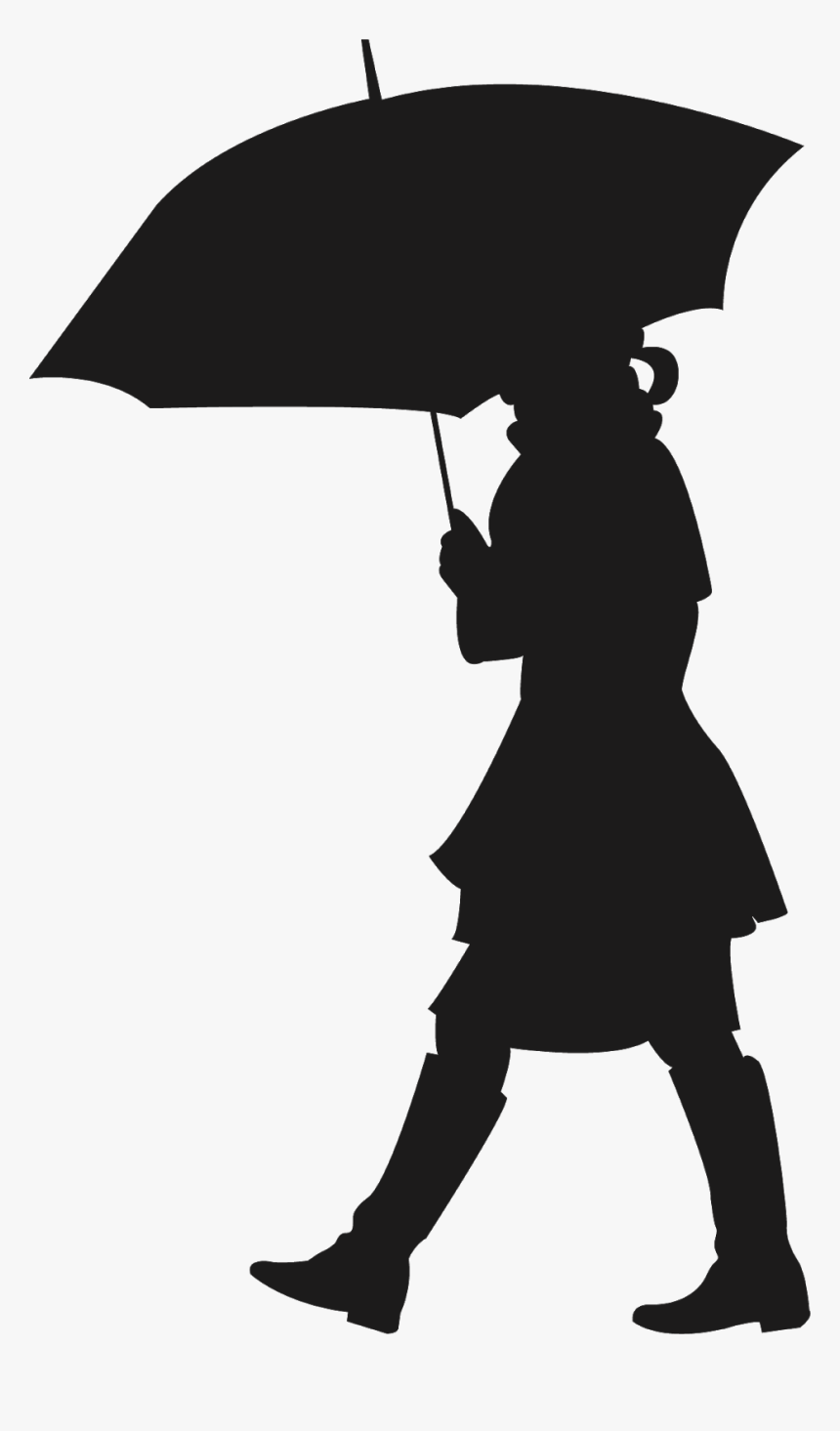 Girl With Umbrella Quotes, HD Png Download