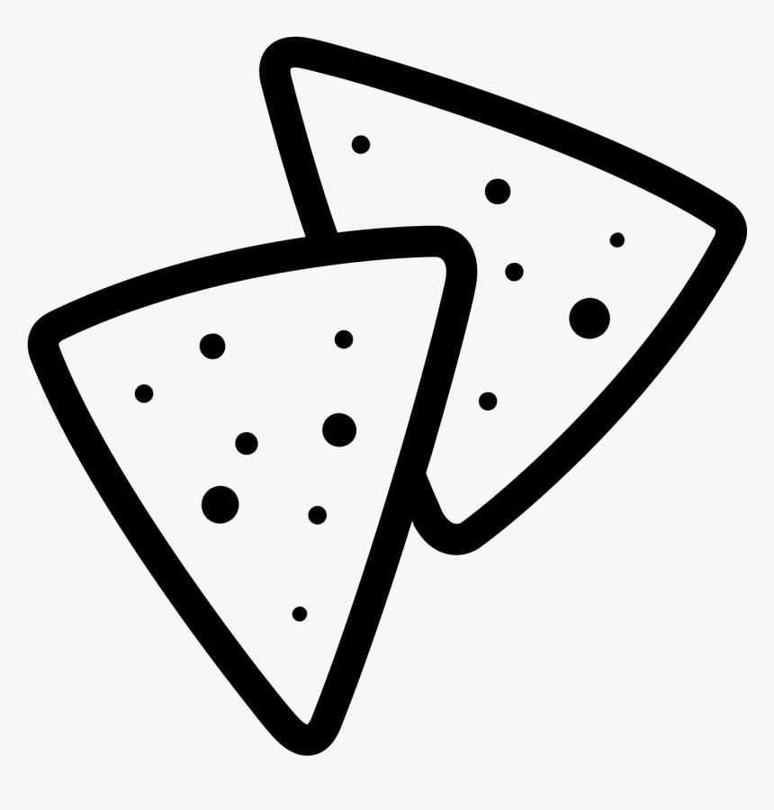 This Is A Pair Of Potato Or Corn Based Chips That Make - Nachos, HD Png Download