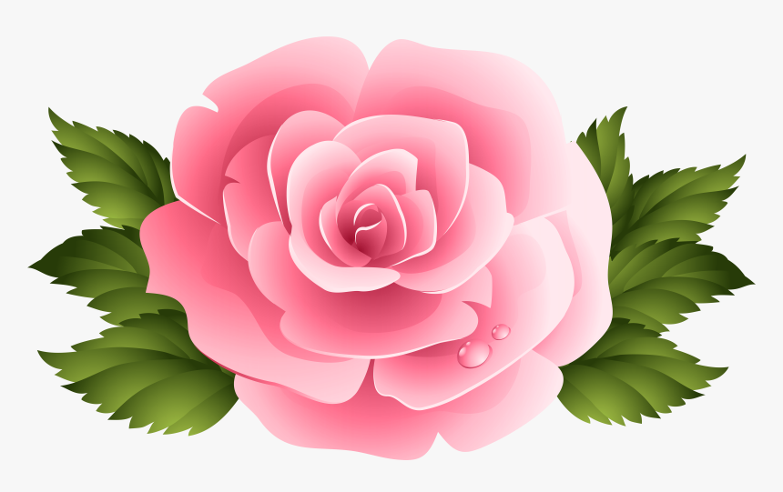 Pink Rose Clipart Png, Transparent Png