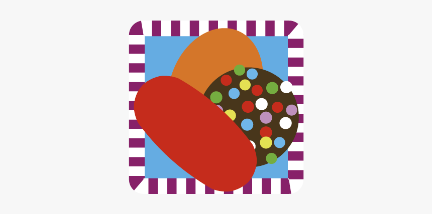 Candy Crush Saga Icon - Candy Crush Icon Flat, HD Png Download