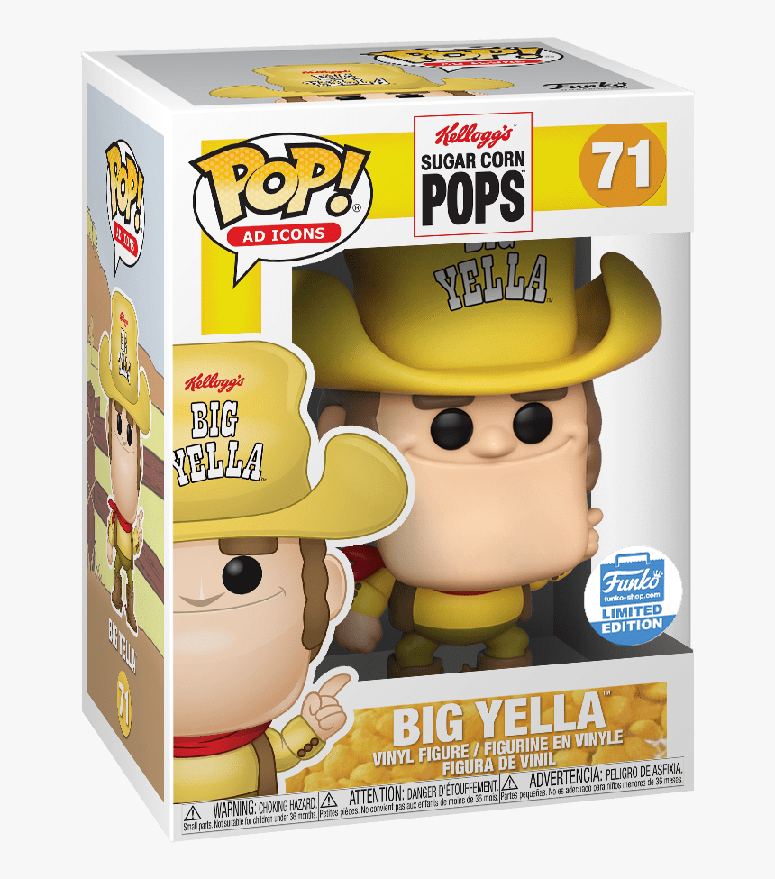 Funko Pop Ad Icon Kellog S Sugar Corn Big Yella 71 - Ad Icon Funko Pop, HD Png Download