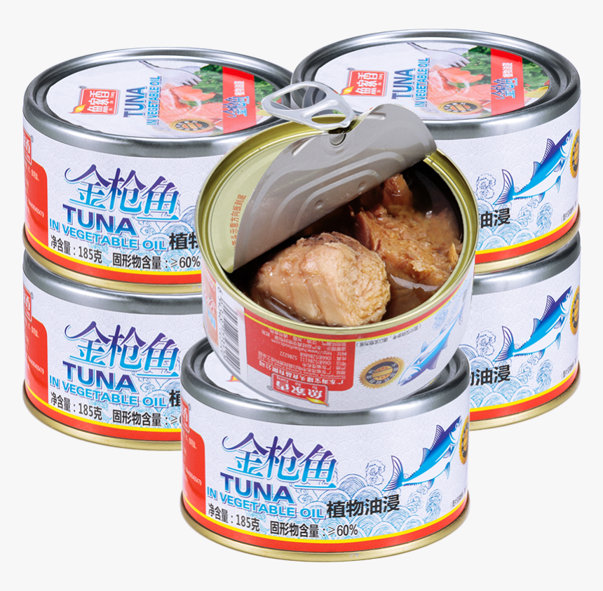Fish Home Fragrant Oil Immersed Tuna 185g*6 Cans Ready - Convenience Food, HD Png Download
