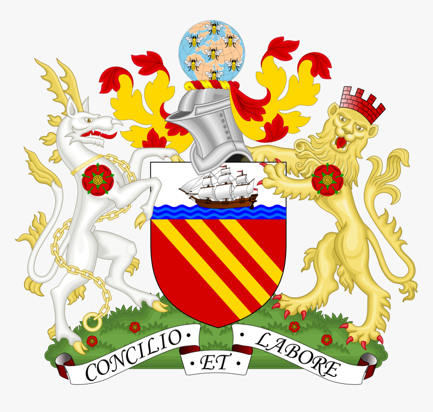White Lion Coat Of Arms, HD Png Download