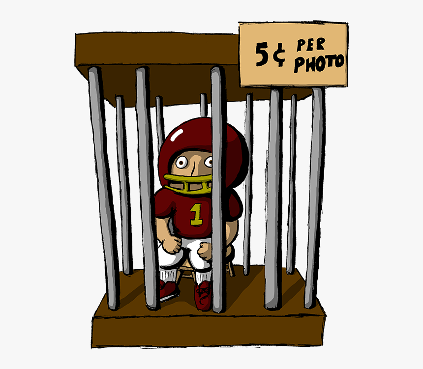 Student Athletes Deserve Payment In Multimillion-dollar - Cartoon, HD Png Download