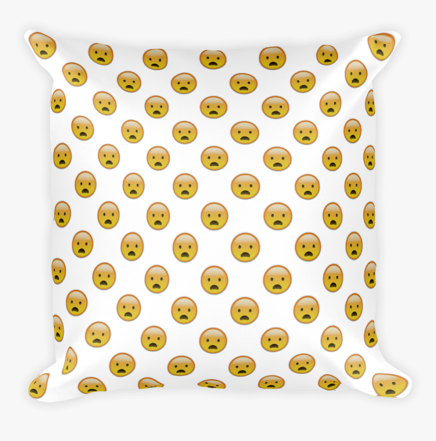 Frowning Face With Open Mouth-just Emoji - Coffee Beans Border Transparent, HD Png Download