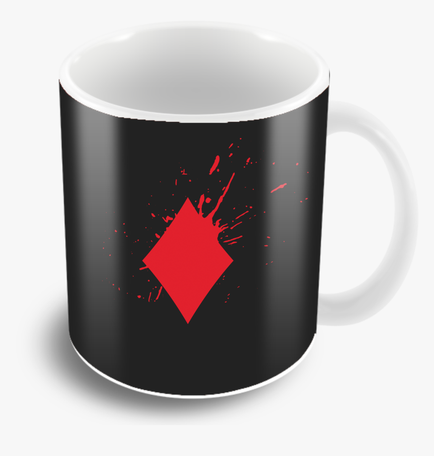 Poker Diamond Icon Splash Diwali Coffee Mug - Mug, HD Png Download