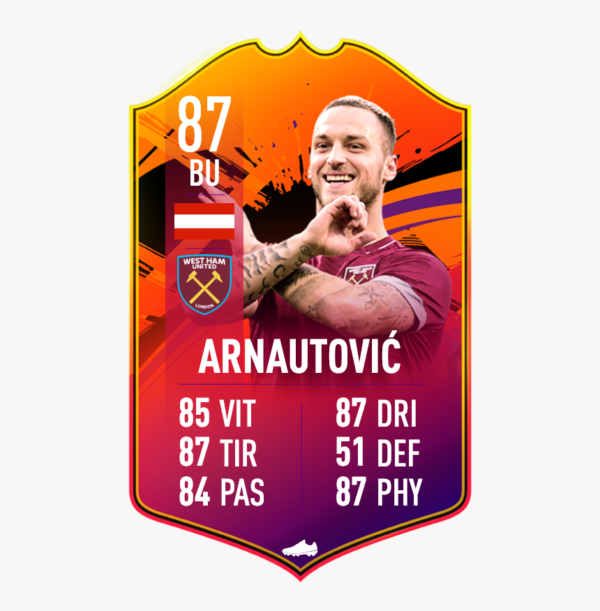 Arnautovic New Fifa Card, HD Png Download