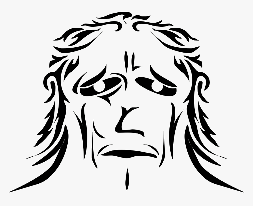 Apish Face Frown Clip Arts - Gambar Kepala Kera, HD Png Download