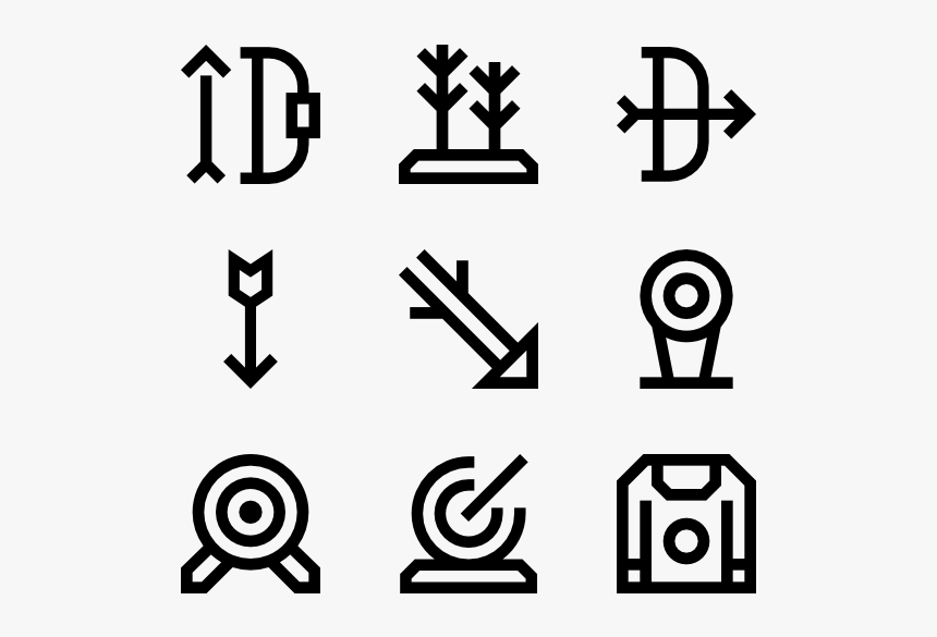 Archery - Iconos Barber Shop Png, Transparent Png