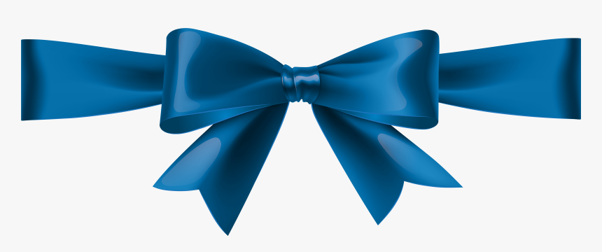 Can Use For Book Cover, Blue Bows Clip Art - Transparent Background Red Ribbon, HD Png Download