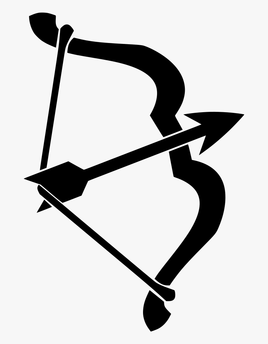 Transparent Bow And Arrow Clip Art - Red Bow And Arrow, HD Png Download