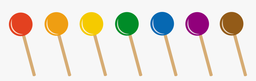 Lollipops In Seven Flavors - Lollipop Clip Art, HD Png Download