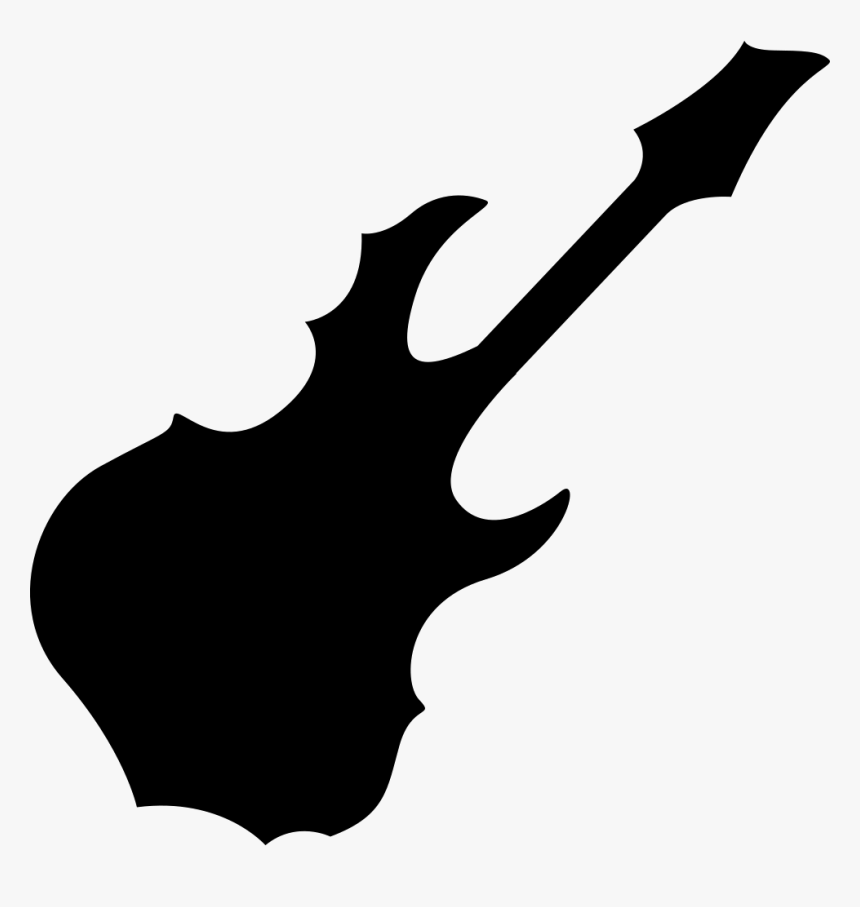 Electric Guitar For Heavy Rock Music - Rock Music Icon, HD Png Download