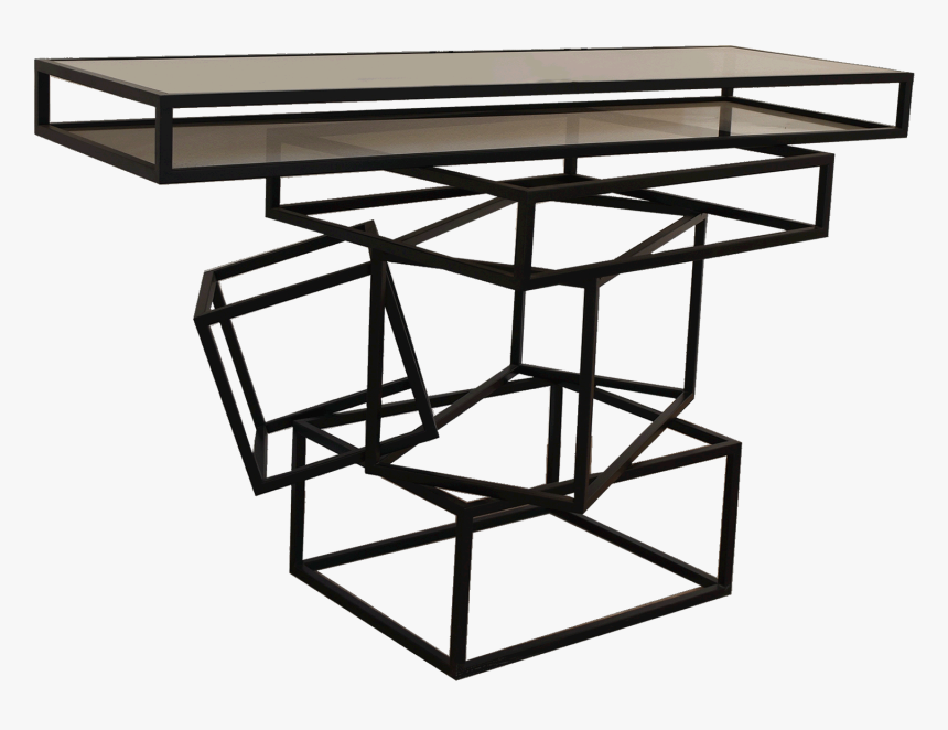 Cs-07 - Industrial Wood Bedside Table, HD Png Download