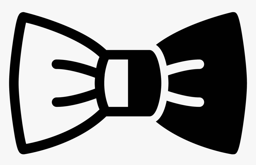 Necktie Filled Icon - Bowtie Icon, HD Png Download