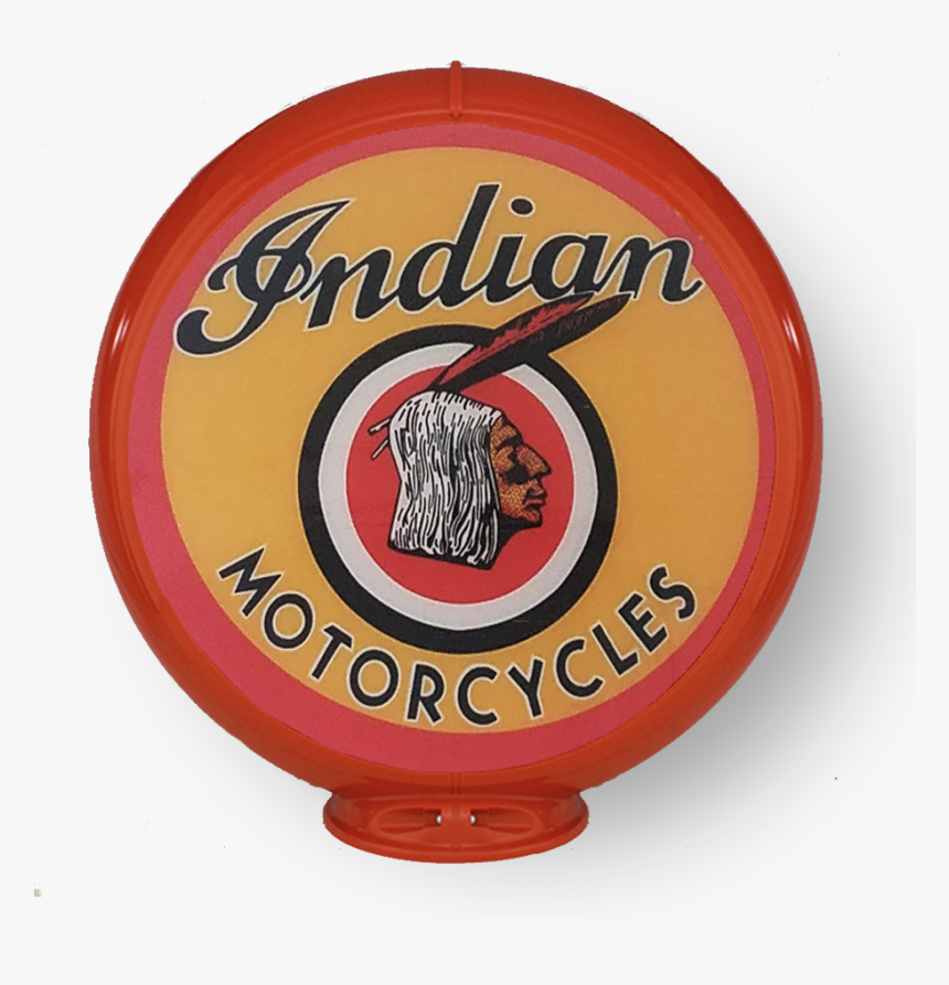 5″ Gas Pump Globe Indian Head - Indian, HD Png Download
