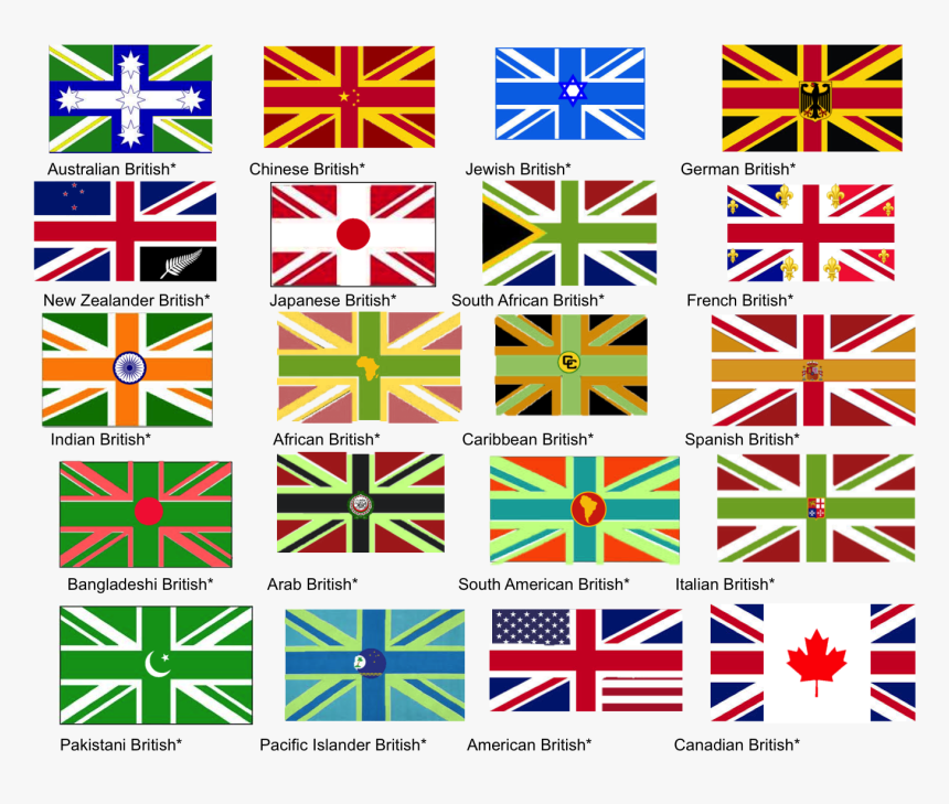 Union Jack Different Colours, HD Png Download , Transparent Png Image