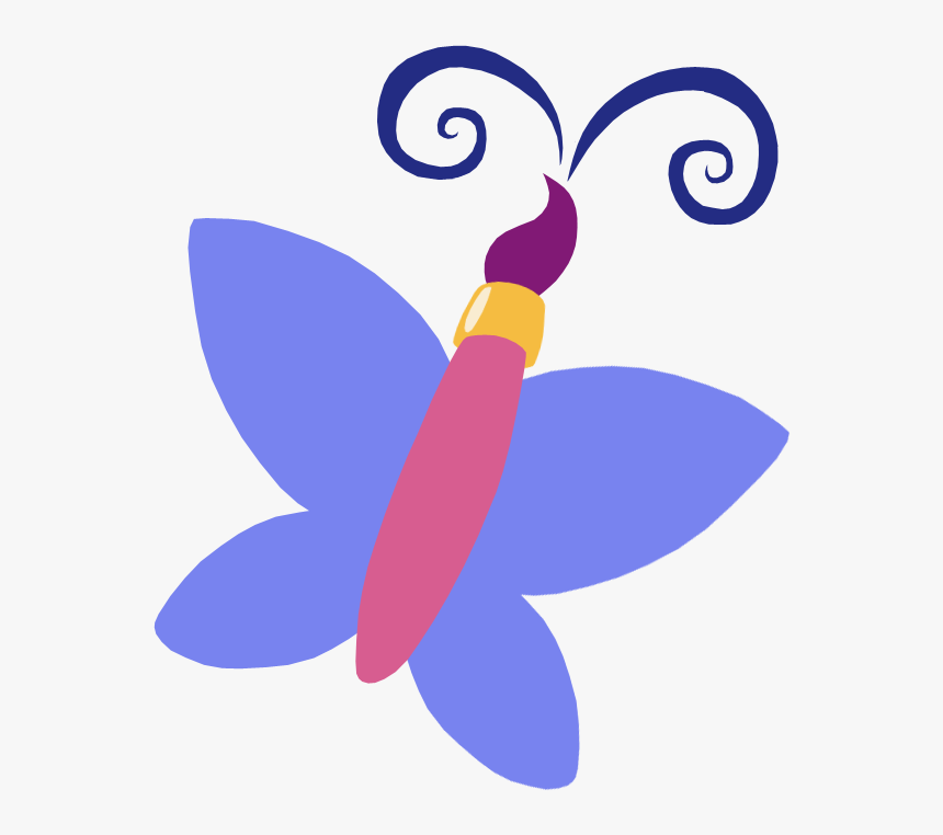 Paint Brush Clipart Cutie Mark Mlp Artist Cutie Mark, HD Png Download
