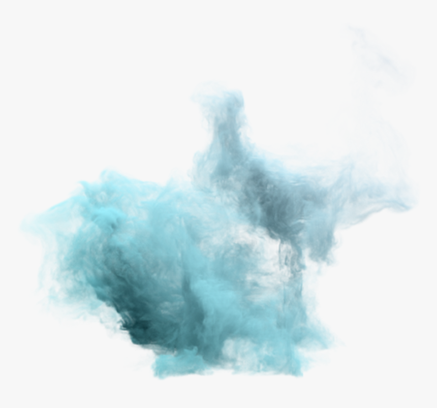 Teal Smoke Png Vector Freeuse - Blue Smoke Effect Transparents, Png Download