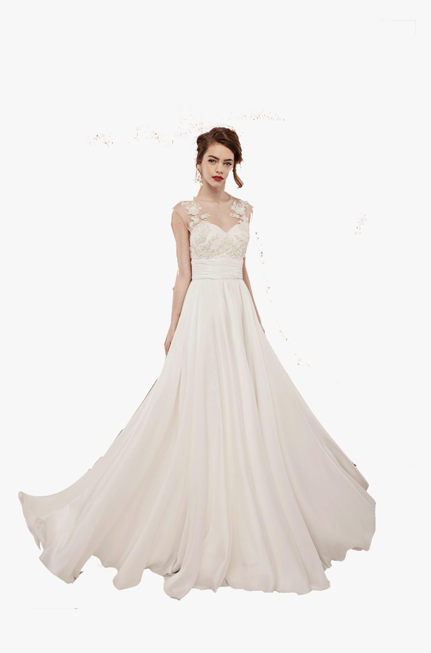 Asian Bridal Gowns Png Image File - Gown, Transparent Png