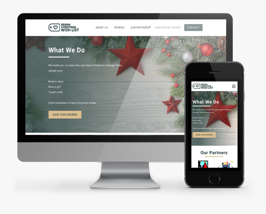 Regina Christmas Wishlist Web Design By Omnionline - Web Design, HD Png Download