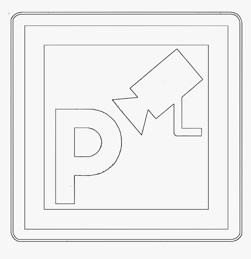 Secure Parking Clip Arts - Line Art, HD Png Download