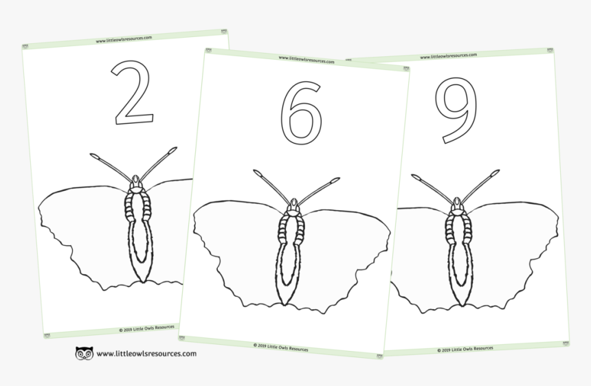 Butterfly Fingerpainting Cover - Sketch, HD Png Download