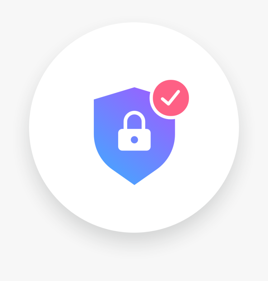 Padlock Icon - Circle, HD Png Download