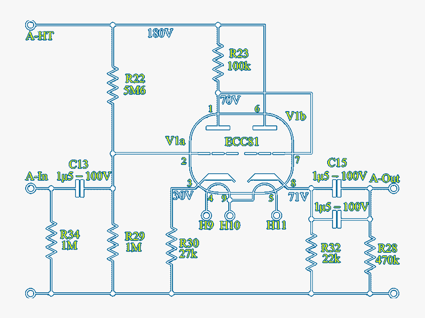 Ecc81 Amplifier, HD Png Download