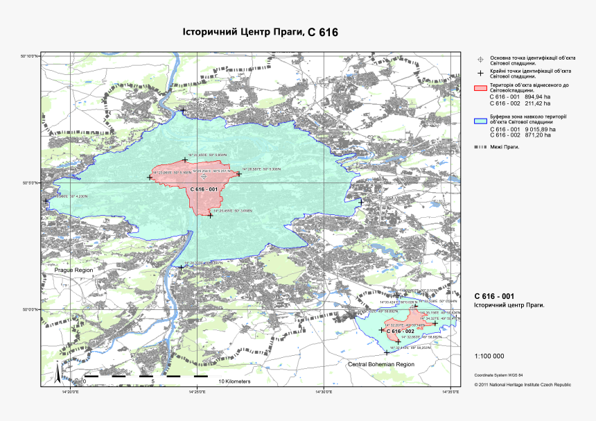 Prague Revised Buffer Zone - Atlas, HD Png Download