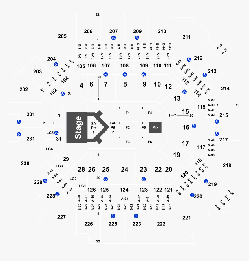 Barclays Center Concerts Section 16, HD Png Download