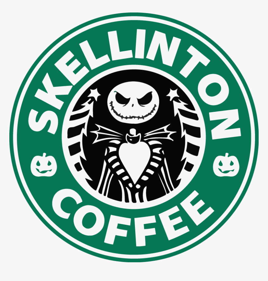 Skellington Coffee Nightmare Before Christmas Starbucks - Nightmare Before Christmas Starbucks, HD Png Download