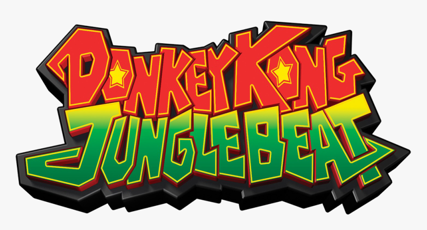 Transparent Donkey Kong Logo Png - Donkey Kong Jungle Beat Logo, Png Download