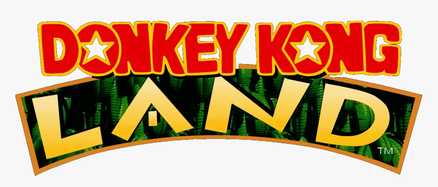 Donkey Kong Land Est Inscrit En Gros Sur Deux Lignes - Donkey Kong Country, HD Png Download
