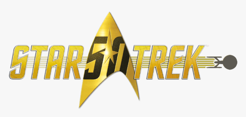 Logo Startrek 50 - Graphics, HD Png Download